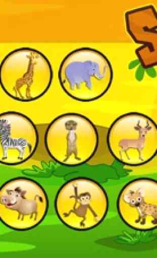 Giochi per bimbi e bambini Gratis: Savana Puzzle 2