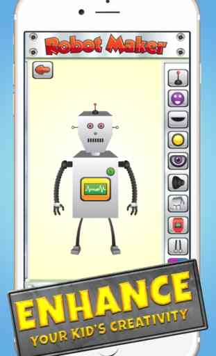 robot di fabbrica: gioco di creatività per bambini 2