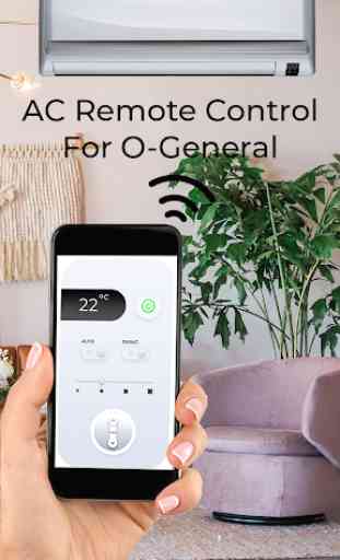 AC Remote Control For O-General 3