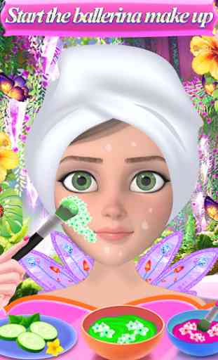 Ballerina Fairy Makeup Spa Salon: Dressup Game 1
