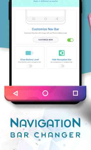 Barra di navigazione Personalizza: app Navebar 1