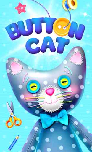 Button Cat: match 3 cute cat puzzle games 4