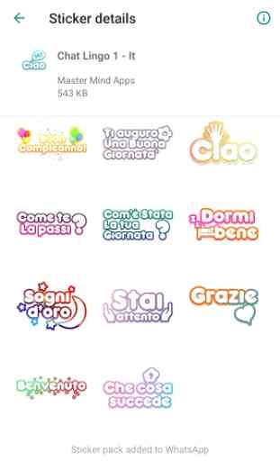 Chat Lingo Text Stickers - WAStickerApps 2