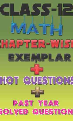 Class 12 Math Exemplar Solutions 1