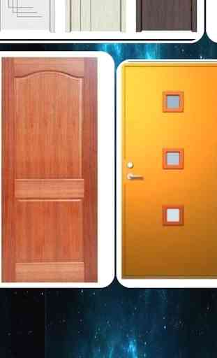 Design minimalista porta in legno 2