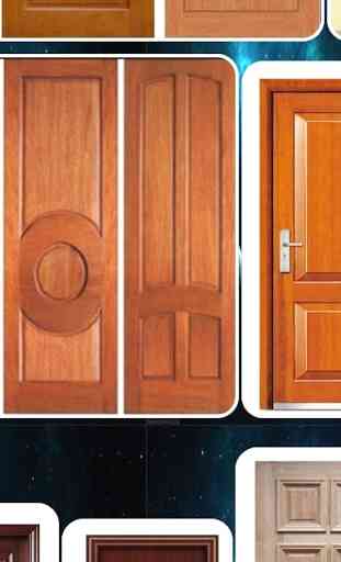 Design minimalista porta in legno 3