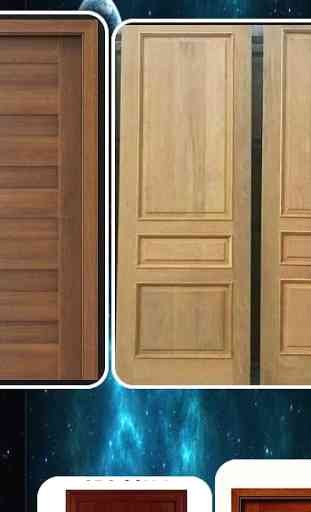 Design minimalista porta in legno 4