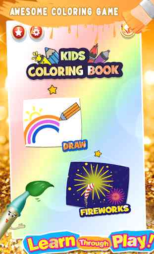 Glitter Number Coloring and Drawing Book For Kids 1