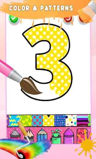 Glitter Number Coloring and Drawing Book For Kids 4
