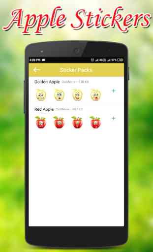 Golden Apple WAStickerApps : Apple Emoji 1