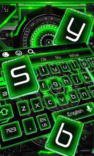 Green Laser Technology Keyboard 2