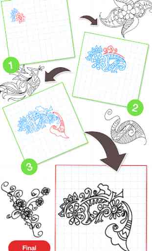 How To Draw Mehndi Designs 4