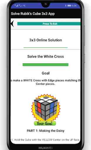 How to Solve Rubik's cube 3x3 App 4