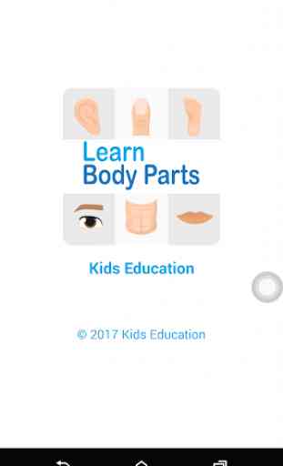 Kids Education Learn Body Parts 1