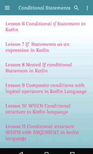 Kotlin Tutorial Lessons offline 3