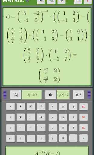 LINEAR ALGEBRA PLUS CALCULATOR (matrix, equations) 2