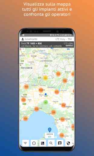 LTE Italy - Mappa delle antenne 4G italiane 4