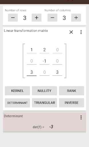 Matrix Calculator - Linear Algebra 4