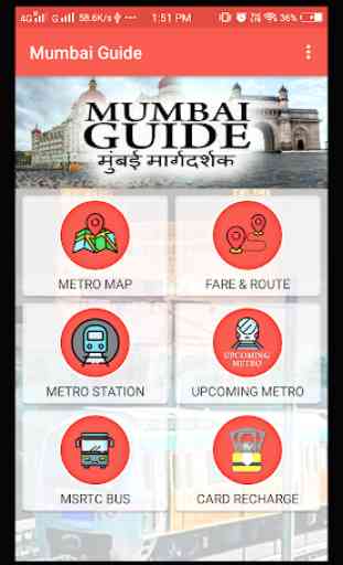Mumbai Guide- Metro, BEST Bus, local, map 2