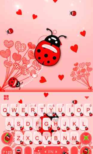 Nuovo tema Sweet Ladybird per Tastiera 1