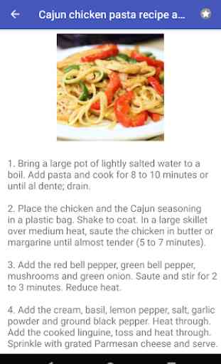 Pasta recipes for free app offline with photo 2