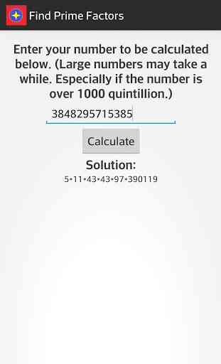 Prime Factorization Calculator 3