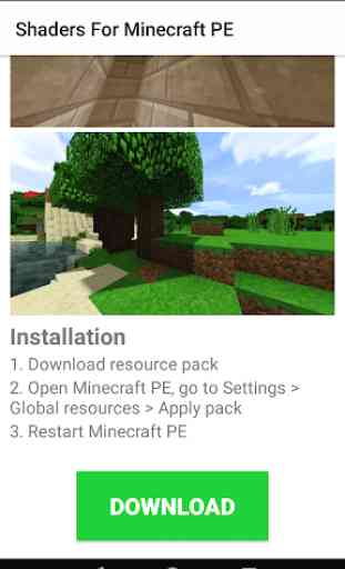 Shaders For Minecraft PE 3