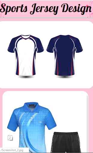 Sport Jersey Design 1