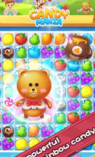 Sweet Candy Fever - New Fruit Crush Game Free 2