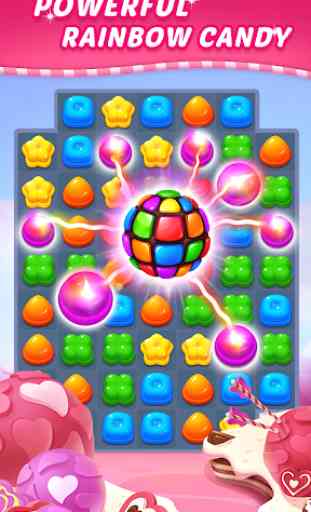 Sweet Candy Puzzle: Crush & Pop Free Match 3 Game 2