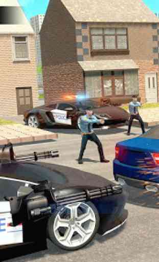 US Police Car Gangster Chase Driving Simulator 4