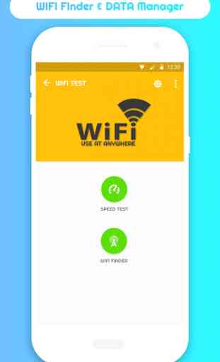Wifi Finder - Data Manager & Speed Test 4