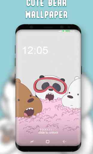 Cute Bear Wallpaper 1