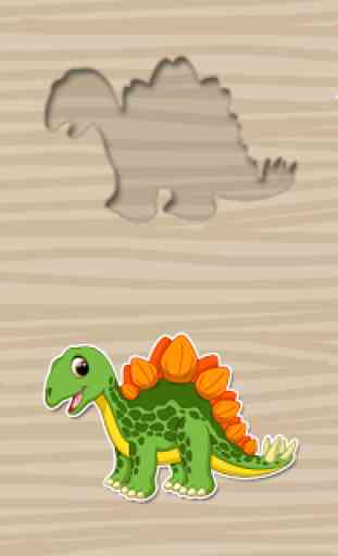Dinosaurs Puzzles for Kids - FREE 3
