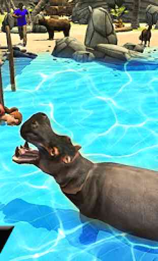 Hungry Hippo City Attack Revenge 3D 3
