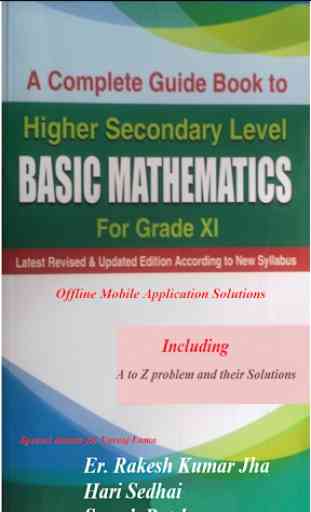 Math Solution For Grade XI 1