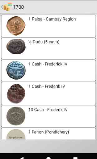Monete dell'India vecchie e nuove da 1000 anni 2