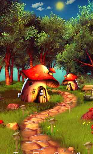 Mushroom Forest 3D Live Wallpaper 2
