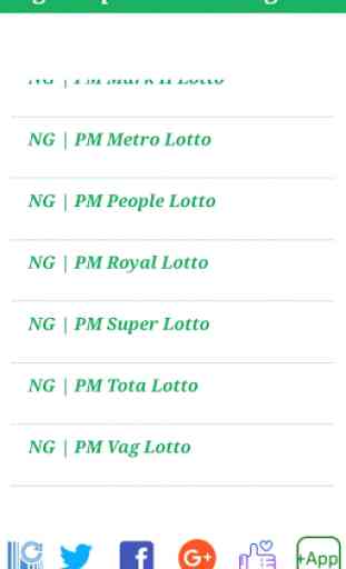 Nigeria Premier Lotto Games 1