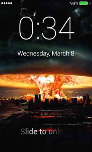 Nuclear Bomb Lock Screen 2