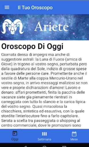 Oroscopo PRO Italiano Gratis 2