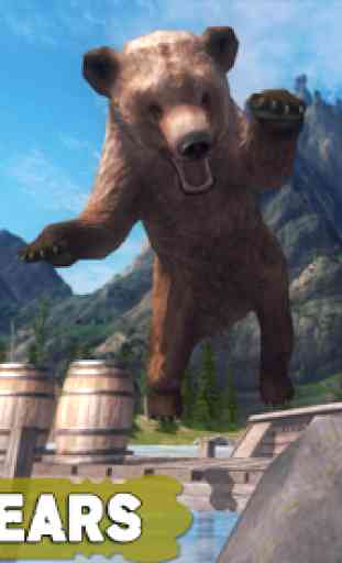 orso caccia 3d: cacciatore di tiro con l'arco 1