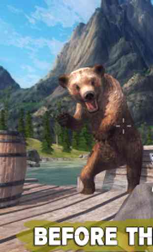 orso caccia 3d: cacciatore di tiro con l'arco 3