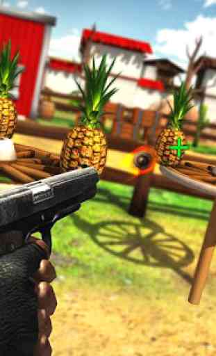 Pineapple Shooting Game 3D 4