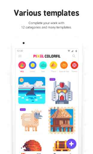 Pixel ColorFil: Colore per numero 1