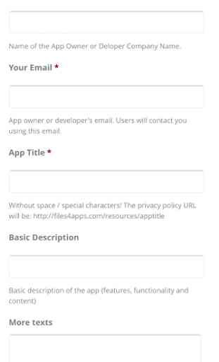 Privacy Policy App 3