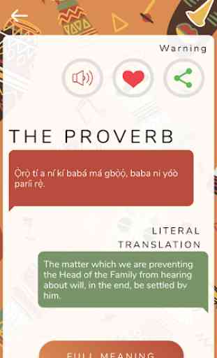 Proverbs of the Yorubas 1