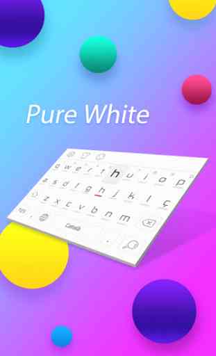 Pure tastiera bianca 2