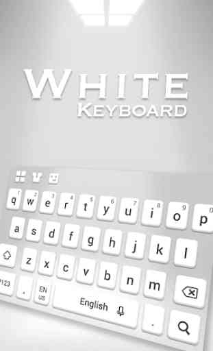 Pure White Keyboard 1