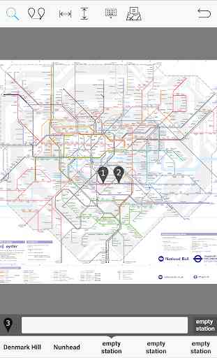 RailMap UK Rail Map UK London Tube RailNote 2